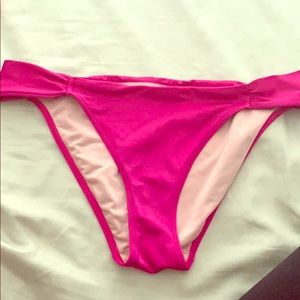 Victoria Secret Magenta swim bottom in M